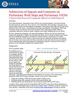 Submission of Appeals and Comments on Preliminary Work Maps and Preliminary FIRMs